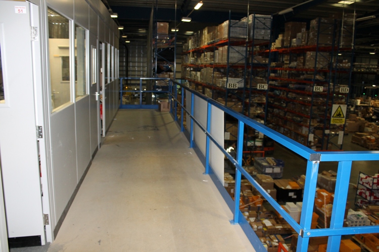 75m2 Office Mezznine Floor | allstorageproviders.ie |  1